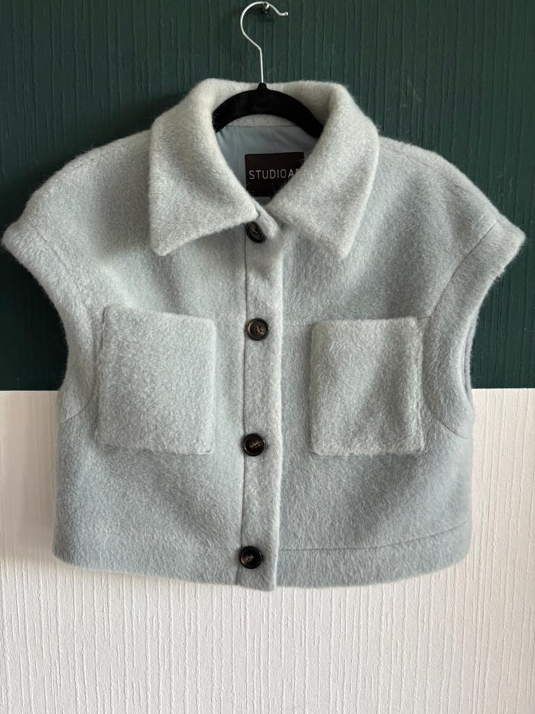 Studio ar gilet nieuwzonderprijskaartje blauw, Verzenden, Nieuw