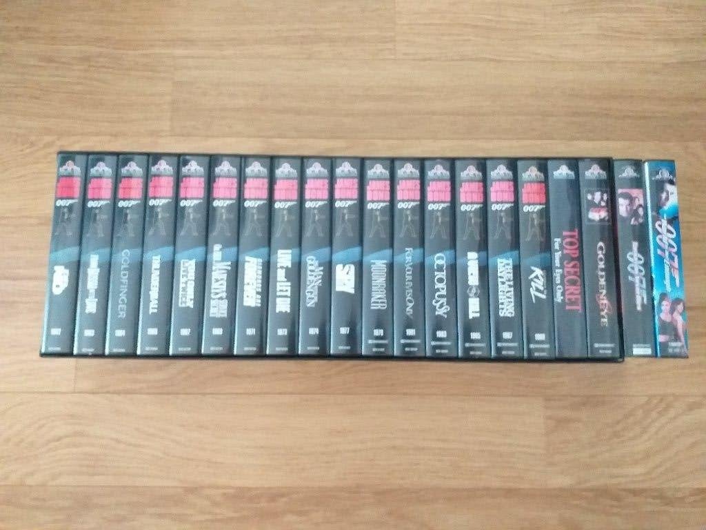James Bond collectie, Zo goed als nieuw, Actie en Avontuur, Vanaf 12 jaar, VHS