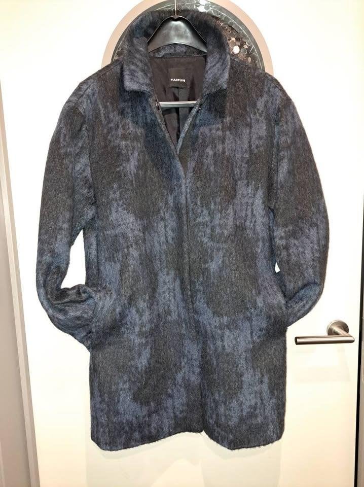 Mantel, jas, tussenseizoen, Taifun, mt 38/40, valt ruim!, Kleding | Dames, Jassen | Zomer, Maat 38/40 (M), Blauw, Ophalen of Verzenden
