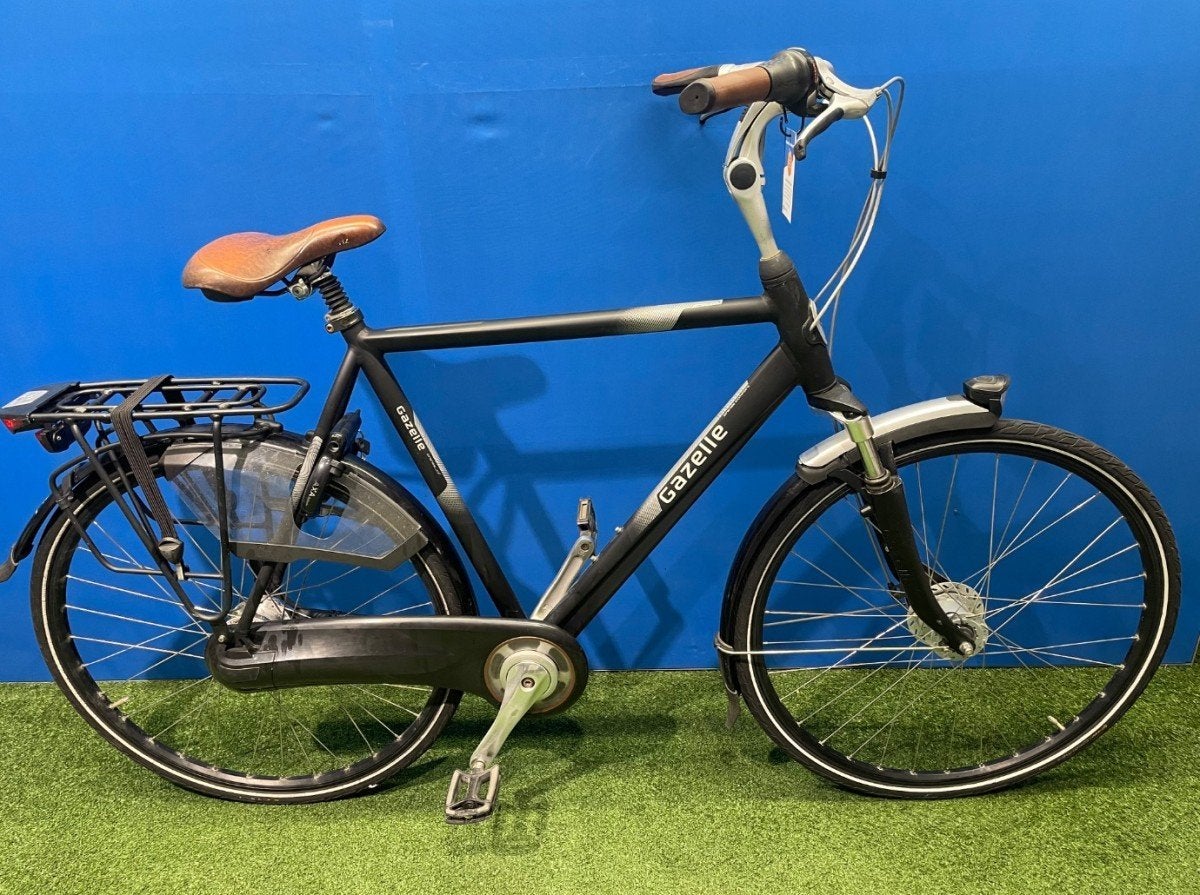 Gazelle Orange C7 Heren Zwart 61cm, Fietsen en Brommers, Fietsen | Heren | Herenfietsen, Ophalen, Gebruikt, -, -