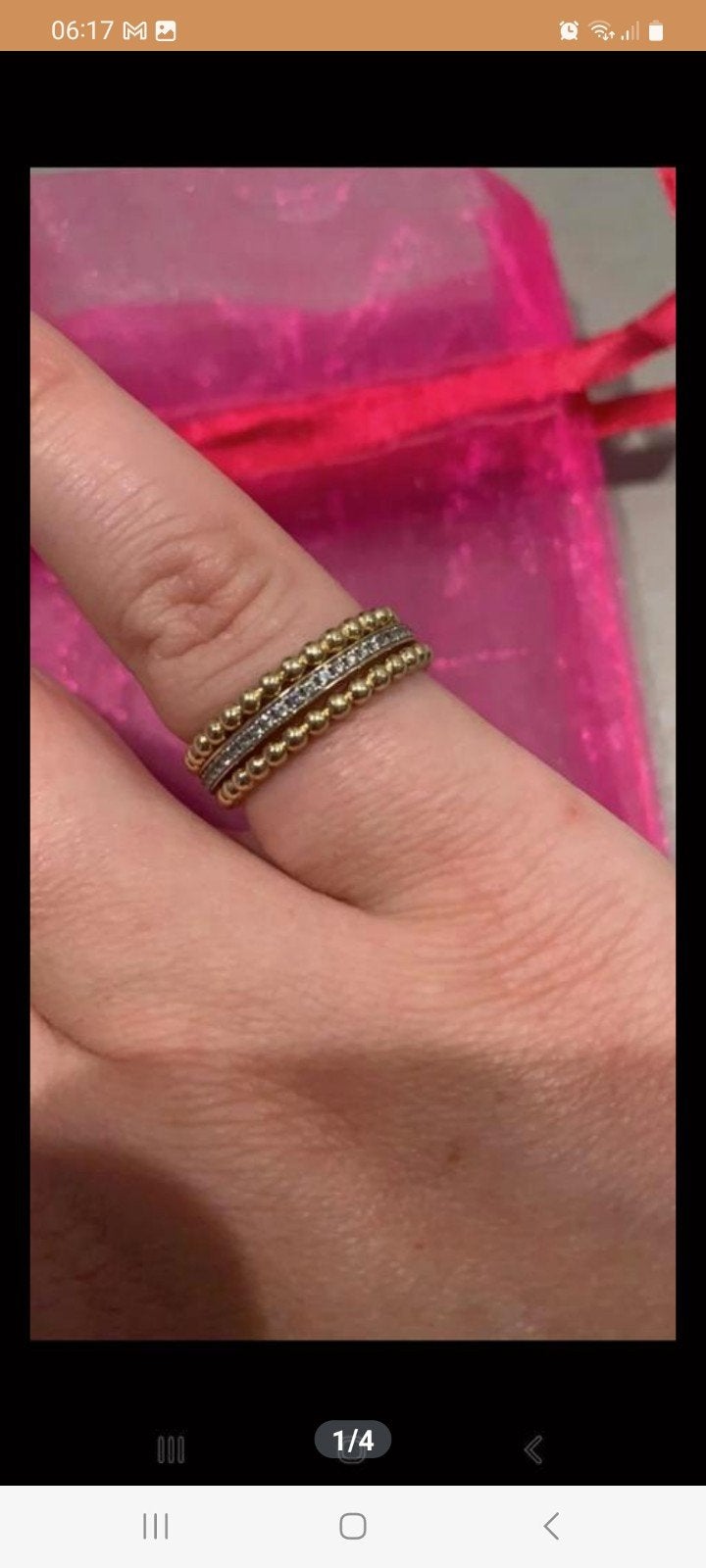 Blush ringen, Ophalen of Verzenden, Zo goed als nieuw, 17 tot 18, Dame