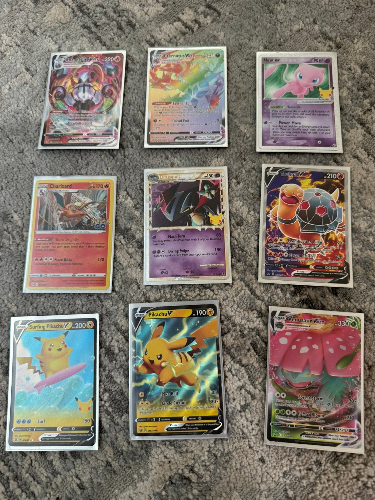 9 top condietie zeldzame pokemon kaarten, Ophalen, Zo goed als nieuw, Meerdere kaarten