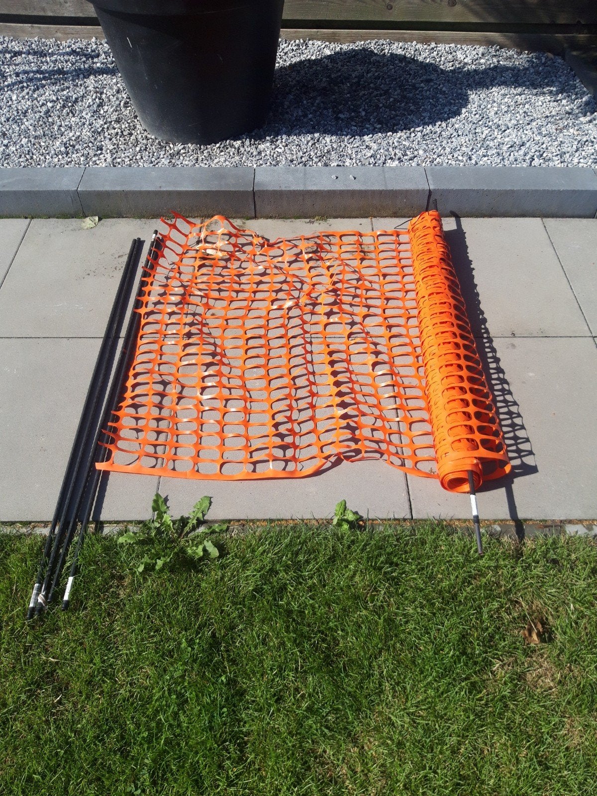 Afrastering met pinnen - Zo goed als nieuw, Ophalen of Verzenden