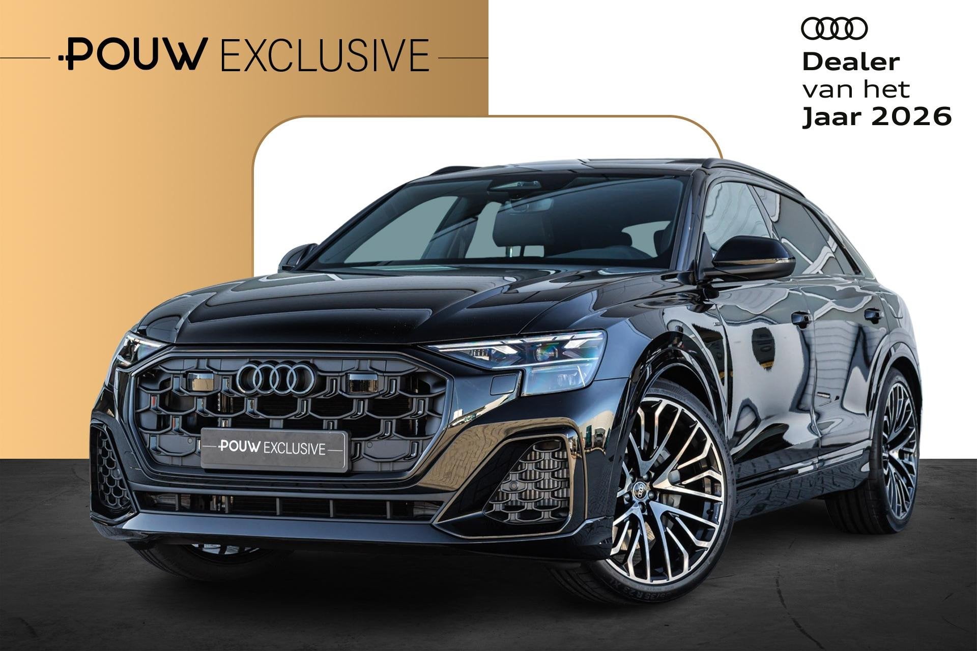 Audi Q8 55 TFSI e 394pk quattro Pro Line S | Achterasbesturi, Auto's, Automaat, 12 maanden, Q8, Plug-in hybride