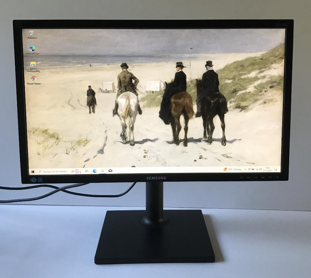 Samsung 24 inch monitor {3310}, Ophalen, Gebruikt, Kantelbaar, Full HD
