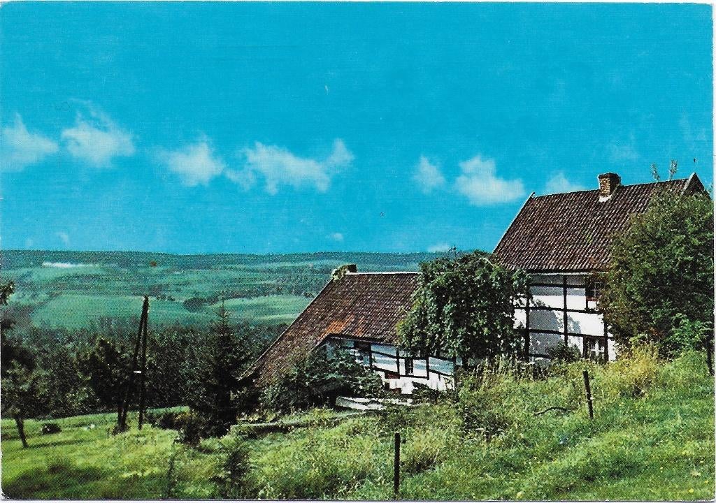 Zuid limburg Vakwerkhuis Gelopen Ansichtkaart ( 258 ), Ophalen of Verzenden, Voor 1920, Gelopen, Limburg