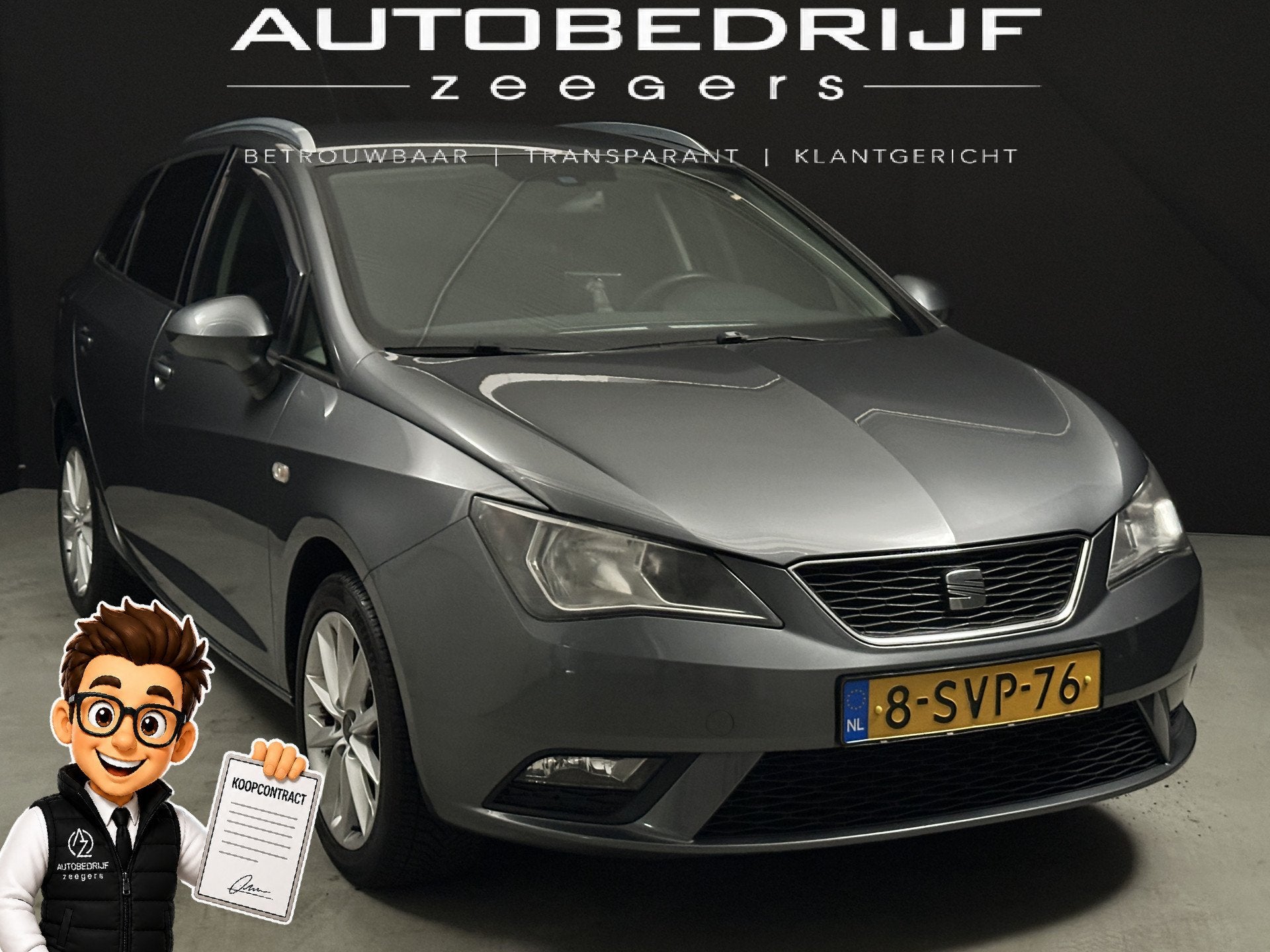 SEAT Ibiza ST 1.2 TSI Chill Out Plus *AC*CC*Well-Kept*, Auto's, Voorwielaandrijving, Euro 5, 86 pk, Ibiza