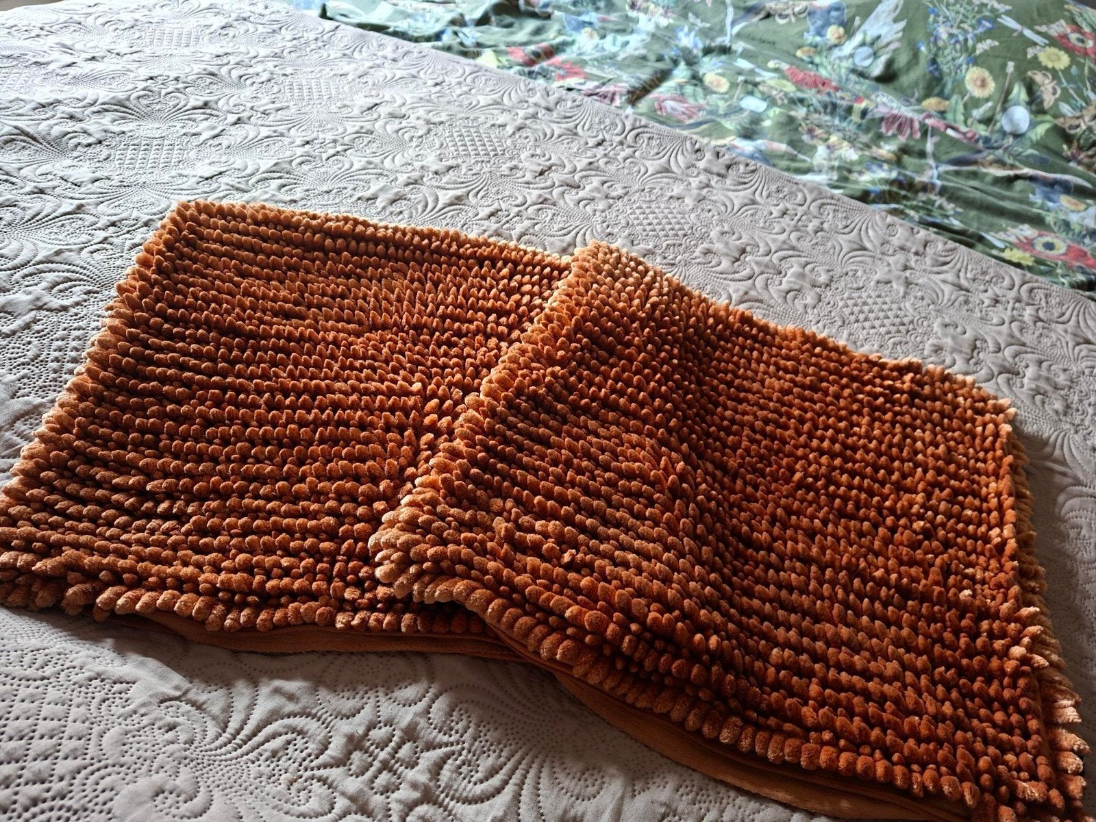 2 Terra cotta kussenhoes 45 x45, Ophalen of Verzenden, Zo goed als nieuw