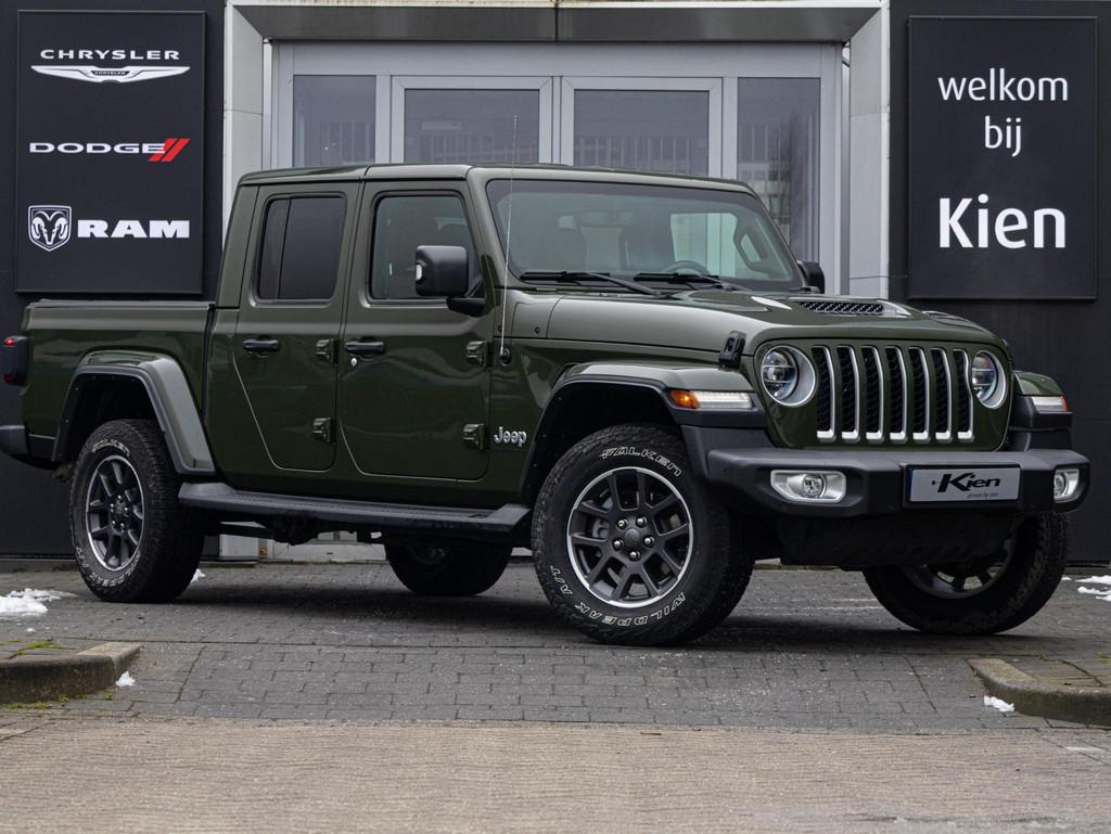 Jeep Gladiator 3.0 V6 Overland | Optie 5 persoons grijs kent, Auto's, Jeep, Automaat, Automatische klimaatregeling, Stof, 2365 kg