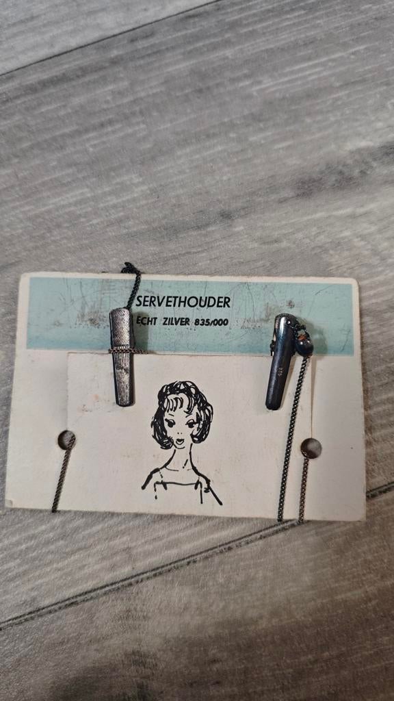 Servethouder zilver, Ophalen, Zilver