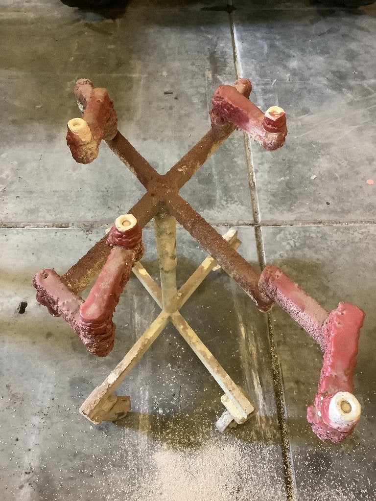 draaibare spuittafel, Ophalen, Gebruikt