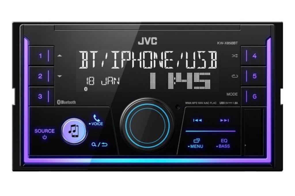JVC KW-X850BT Autoradio met Bluetooth en USB, Auto diversen, Autoradio's, Ophalen, Zo goed als nieuw