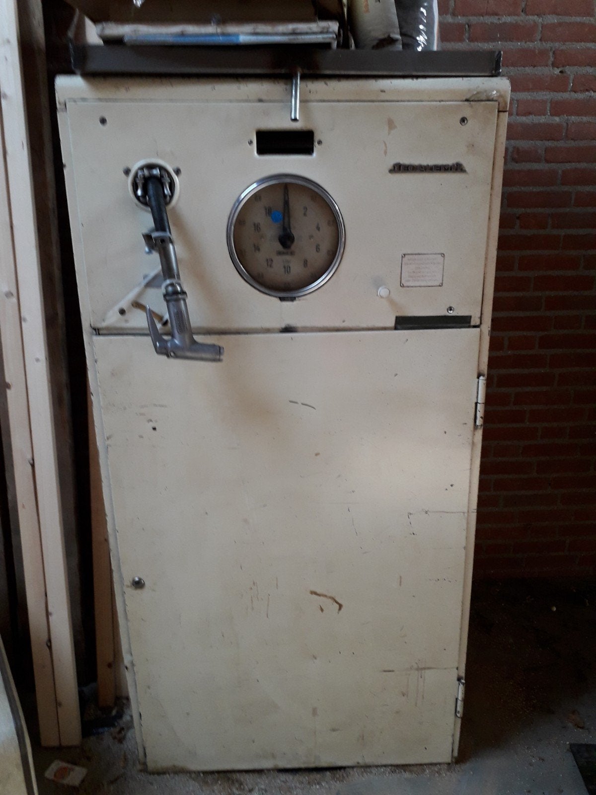 Vintage Tecalemit Oliepomp / Brandstofpomp - Decoratie, Ophalen