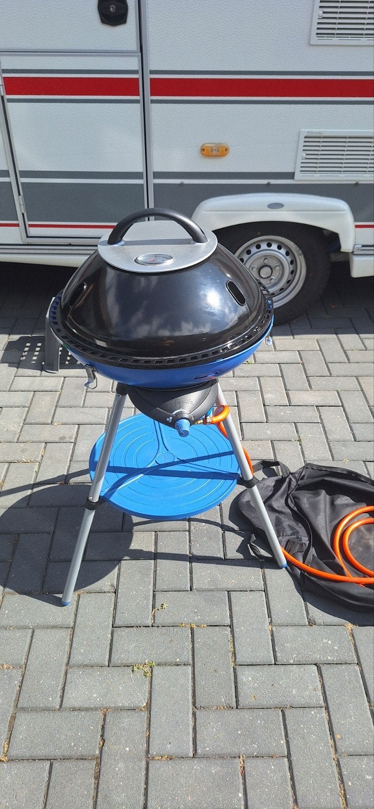 skottel braai campinggaz  party grill 600, Tuin en Terras, Ophalen of Verzenden, Gebruikt, Cadac