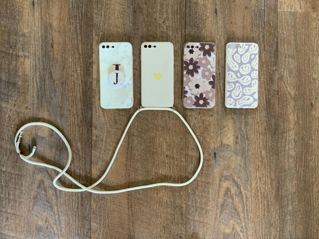 iPhone hoesjes met koord en PopSocket, Met koord, Overige merken, Hoesje of Tasje, IPhone 7