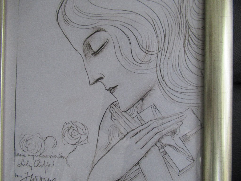 JAN TOOROP GEMAAKT VOOR ZIJN VRIENDIN, Ophalen of Verzenden