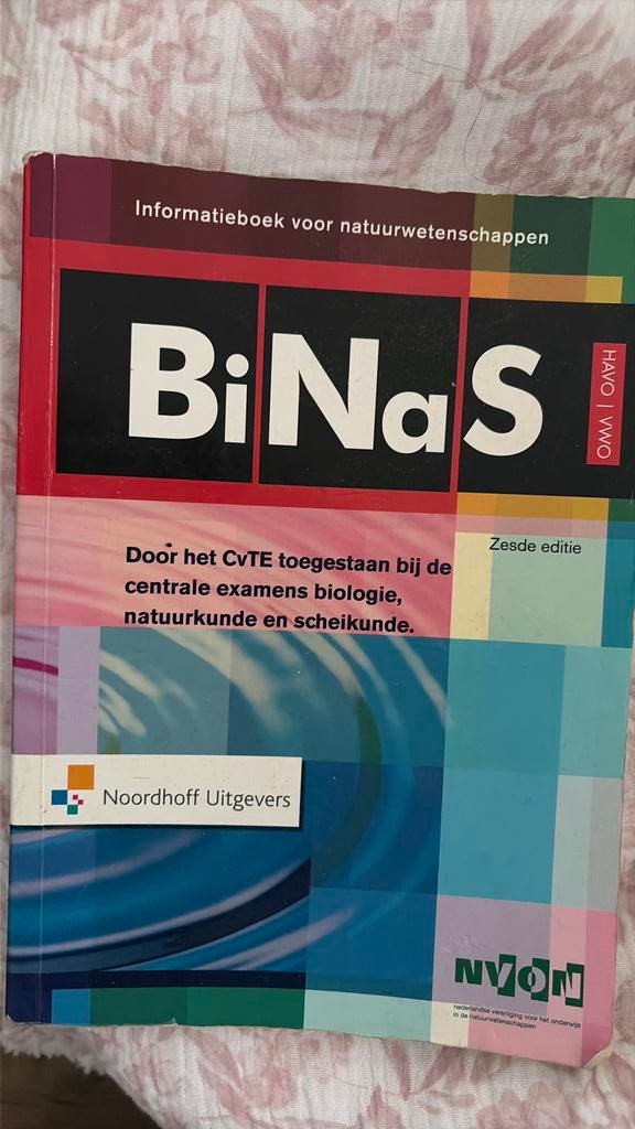 Binas havo/vwo, Boeken, Ophalen of Verzenden, Zo goed als nieuw, Natuurwetenschap