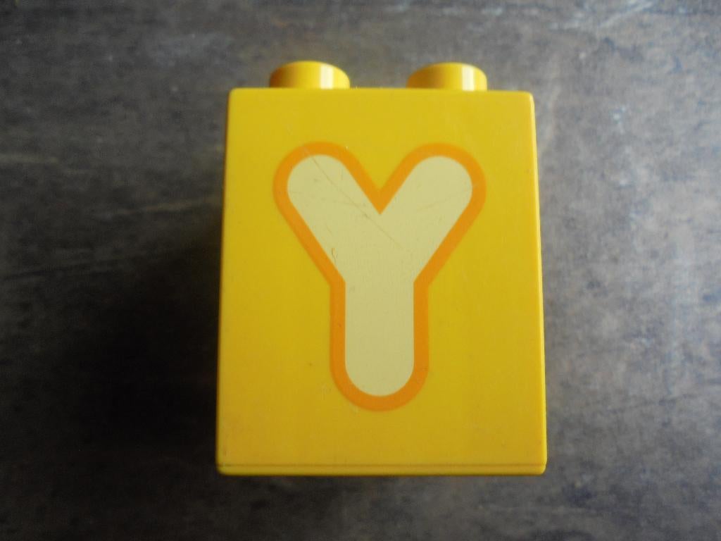 Lego Duplo Brick 2x2x2 (zie foto's), Ophalen of Verzenden, Gebruikt, Losse stenen, Duplo