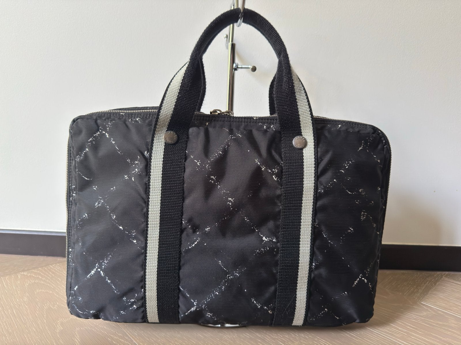 Chanel New Travel Line Laptoptas, Ophalen of Verzenden, Gebruikt, Zwart, Overige typen