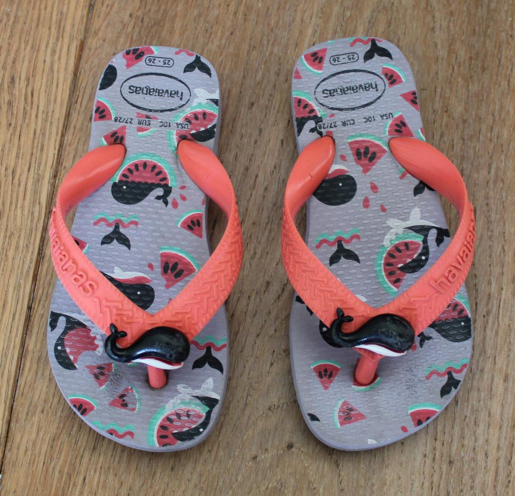 Havaianas slippers BRA 25/26 EU 27/28, Kinderen en Baby's, Kinderkleding | Schoenen en Sokken, Gebruikt, Meisje, Schoenen, Ophalen of Verzenden
