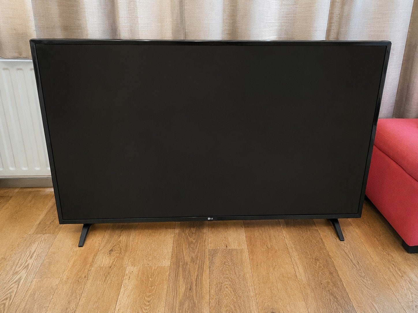 LG smart TV 45 inch, Ophalen, Nieuw, Vrijstaande haard, Elektrische haard