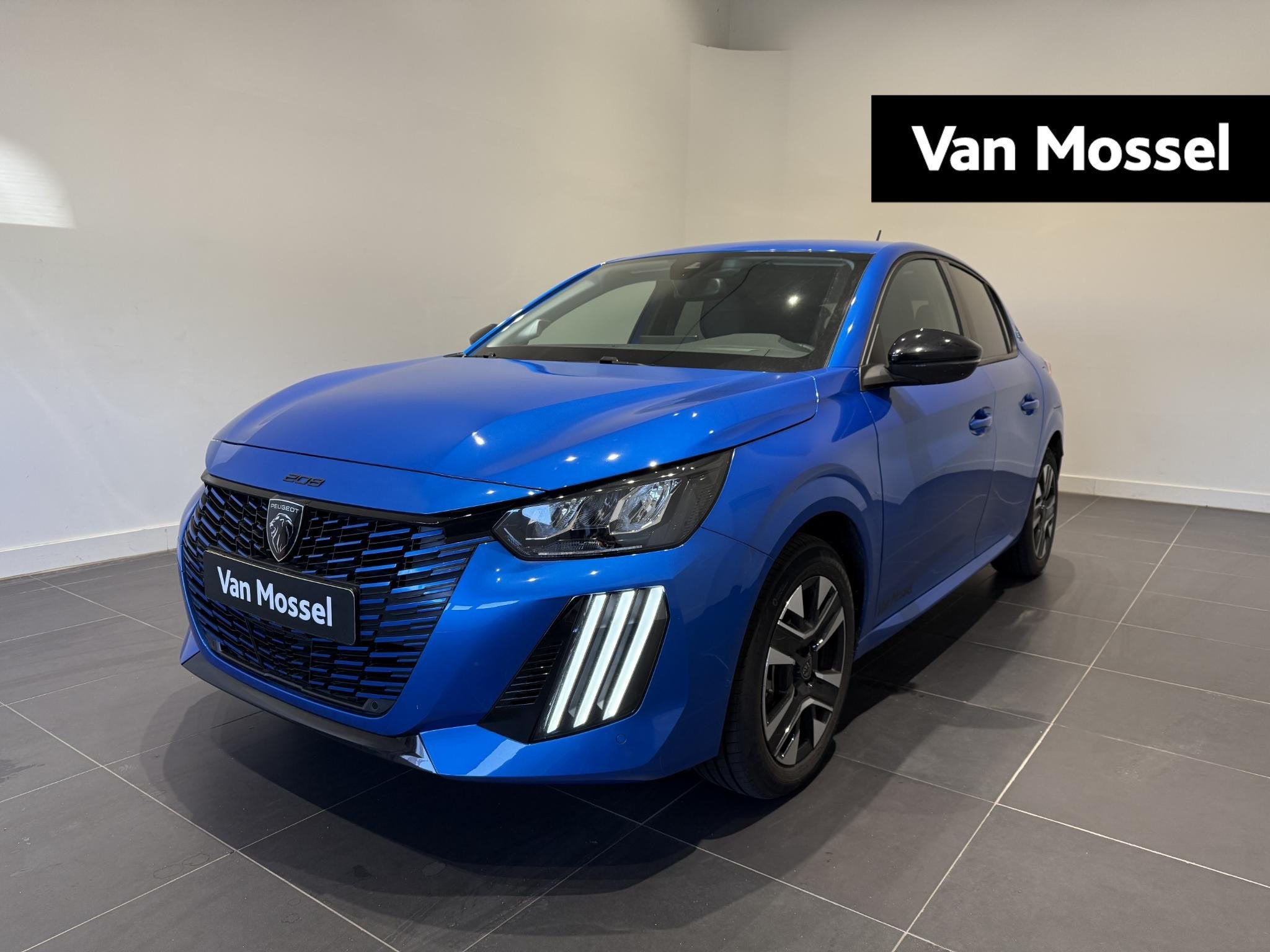 Peugeot e-208 E-Style | Stoelverwarming | Apple Carplay & An, 12 maanden, Blauw, Leder en Stof, Origineel Nederlands