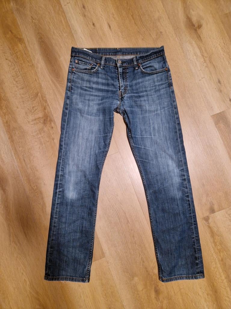 Levi's 504 W32 L32 donkerblauw, Blauw, W32 (confectie 46) of kleiner, Ophalen of Verzenden, Gedragen