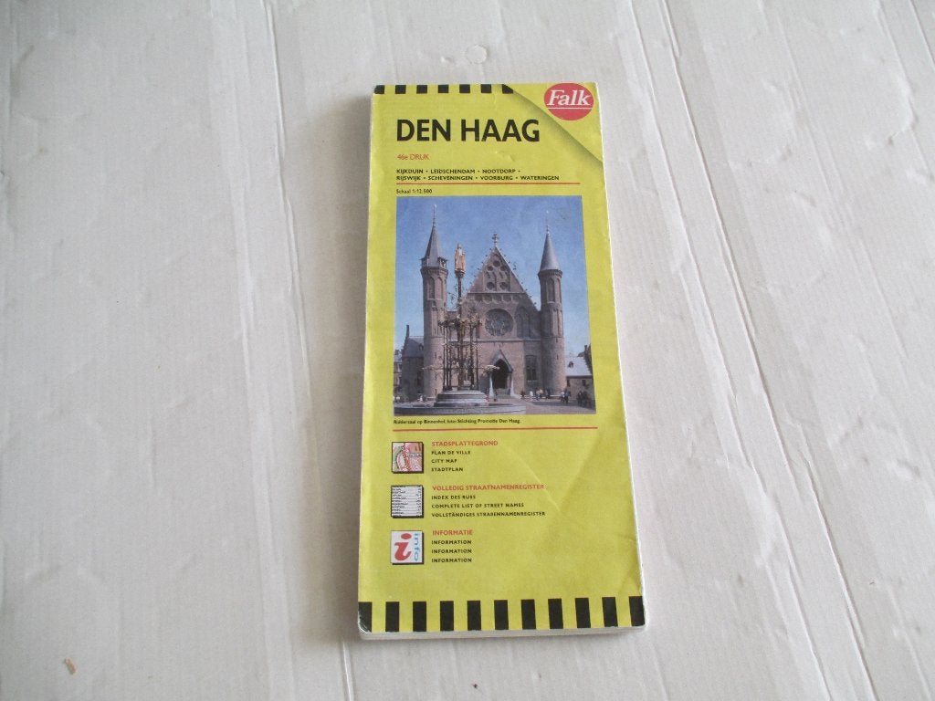 falkplan stadsplattegrond den haag, Gelezen, Ophalen of Verzenden, Landkaart, 1800 tot 2000