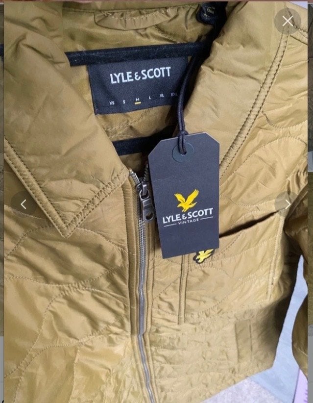 Lyle & Scott Onion Quilted Overshirt Khaki / Groen – Maat M, Maat 48/50 (M), Nieuw, Ophalen of Verzenden, Lyle & Scott