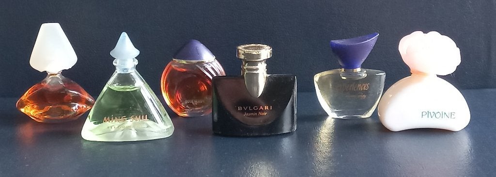 vintage parfumflesjes - 6x, Ophalen of Verzenden, Nieuw