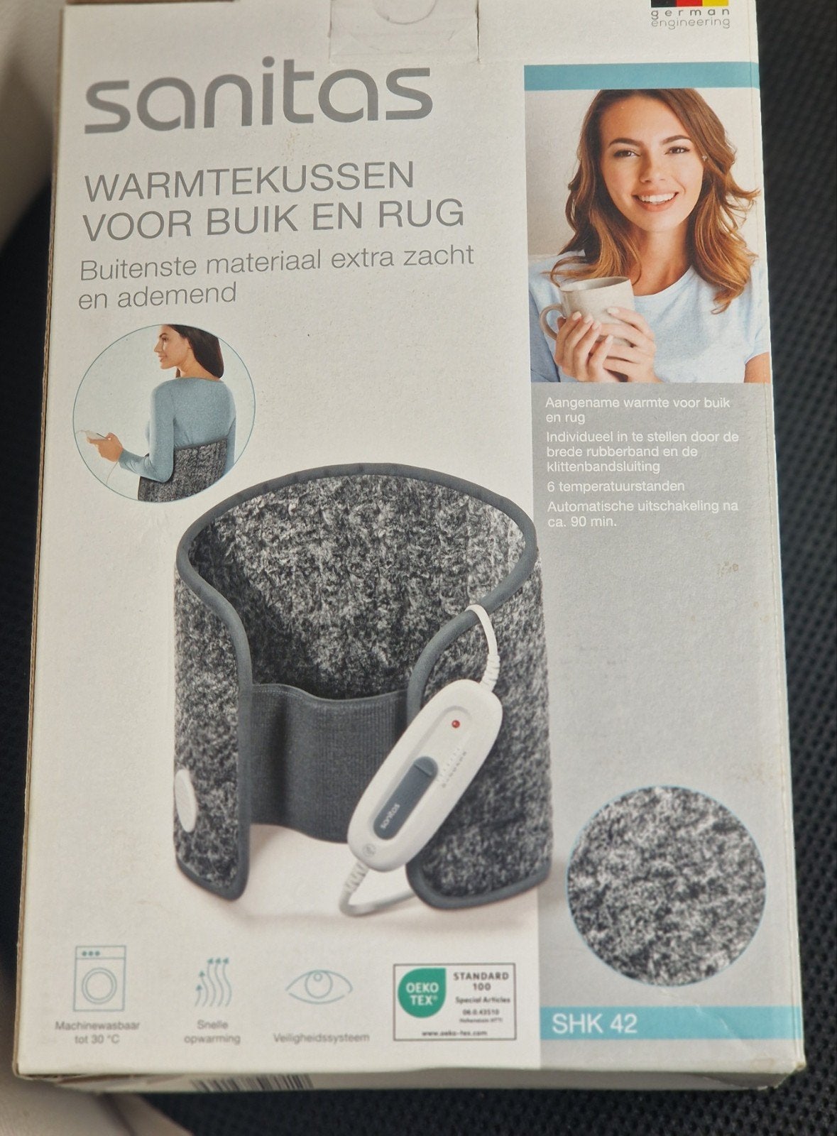 Sanitas Warmtekussen voor Buik en Rug SHK 42, Ophalen of Verzenden, Nieuw, Overige typen