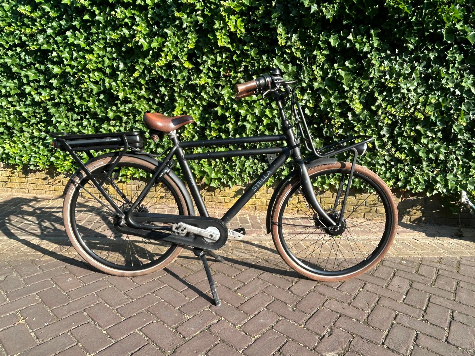 Stella Forte elektrische heren fiets, Fietsen en Brommers, Fietsen | Heren | Herenfietsen, Gebruikt, Versnellingen, Schijfrem