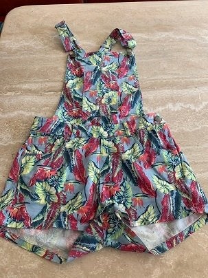 Korte tuinbroek / jumpsuit / salopette Blue Ridge, 16, Broek, Meisje, Ophalen of Verzenden, Zo goed als nieuw