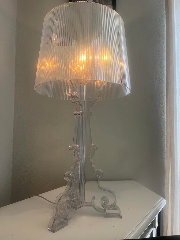 Kartell Bourgie tafellamp (75cm) Laviani design, Ophalen of Verzenden, Zo goed als nieuw, Kunststof, 75 cm of meer