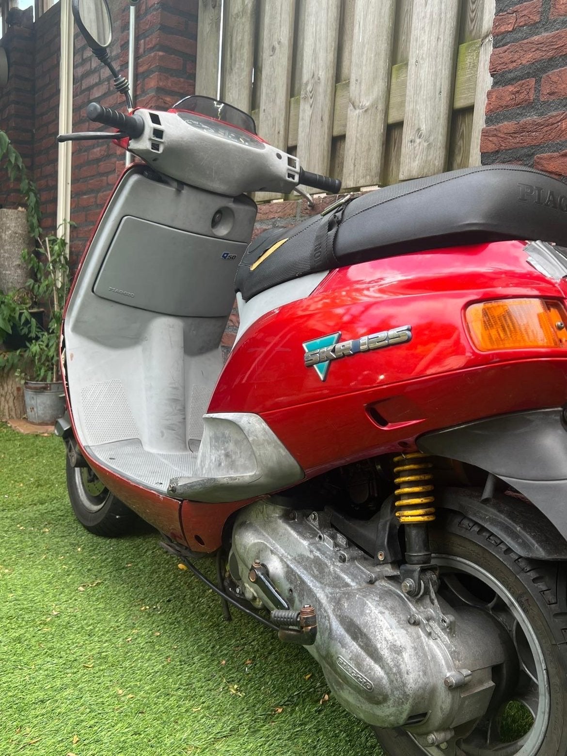 Piaggio Skipper 172cc malossi, Fietsen en Brommers, Scooters | Piaggio, Gebruikt, Overige modellen, Maximaal 45 km/u, Benzine