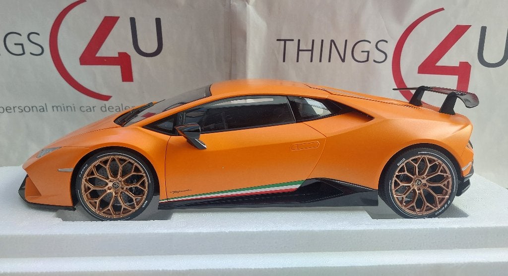 AUTOart 1:12 Lamborghini Huracan Performante 2017 oranje, Ophalen of Verzenden, Nieuw, 1:9 t/m 1:12, Auto