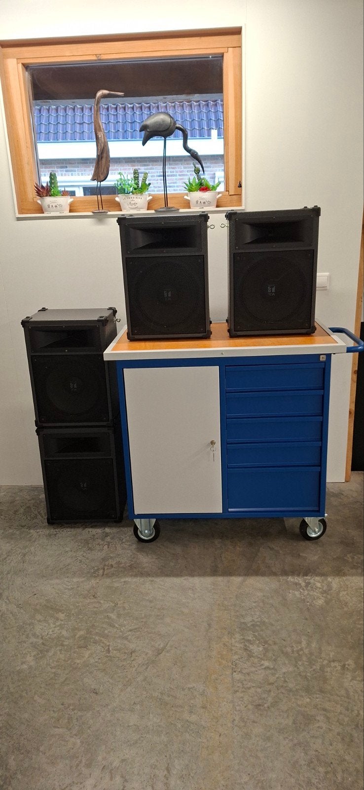 TOA luidsprekers SL 120 - 240 Watt 4 stuks, Ophalen, Gebruikt, Stereo speakers, Overige merken