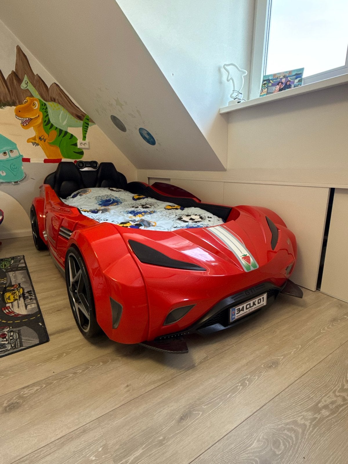Foto 4 van Origineel Cilek raceauto kamer set in top staat!