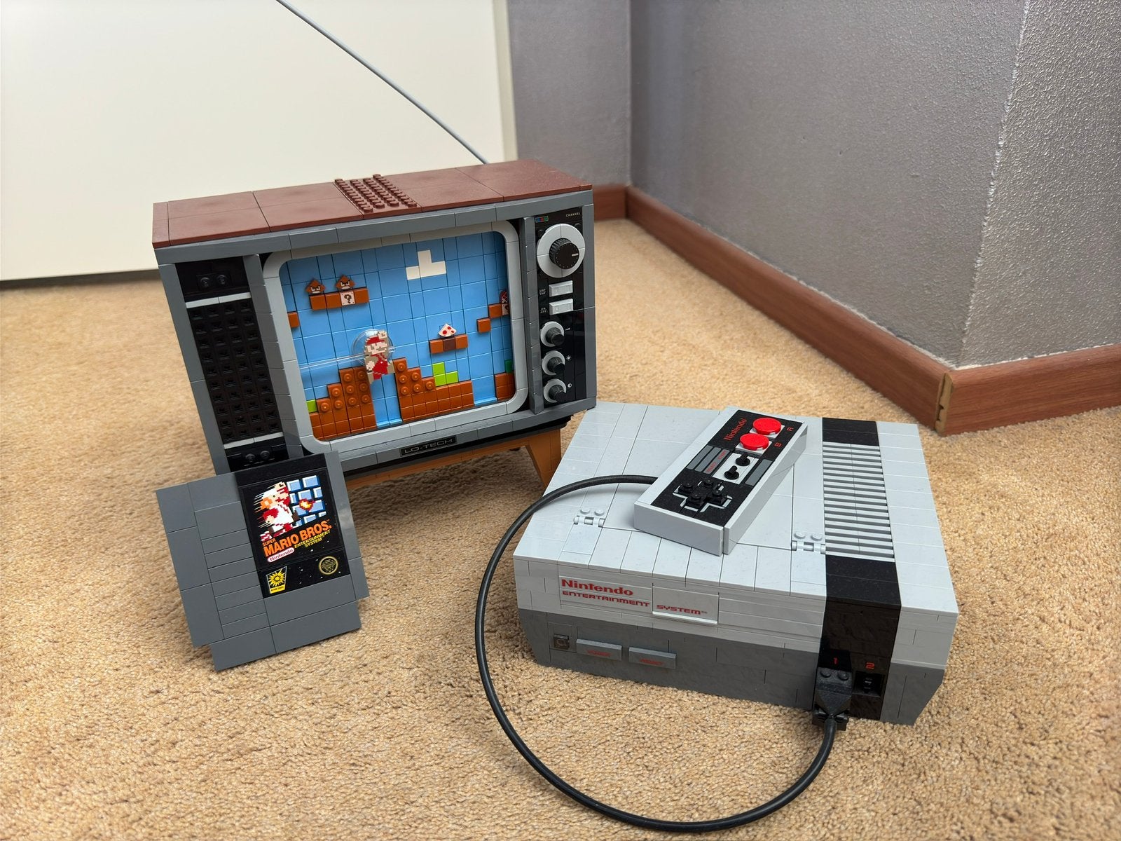 Lego 71374 nintendo nes compleet, Lego, Ophalen of Verzenden, Zo goed als nieuw, Compleet