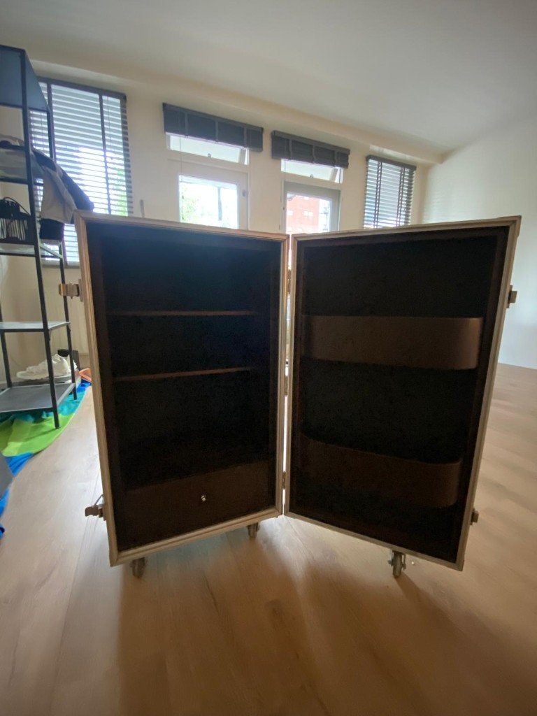 flightcase kast, Ophalen, Gebruikt