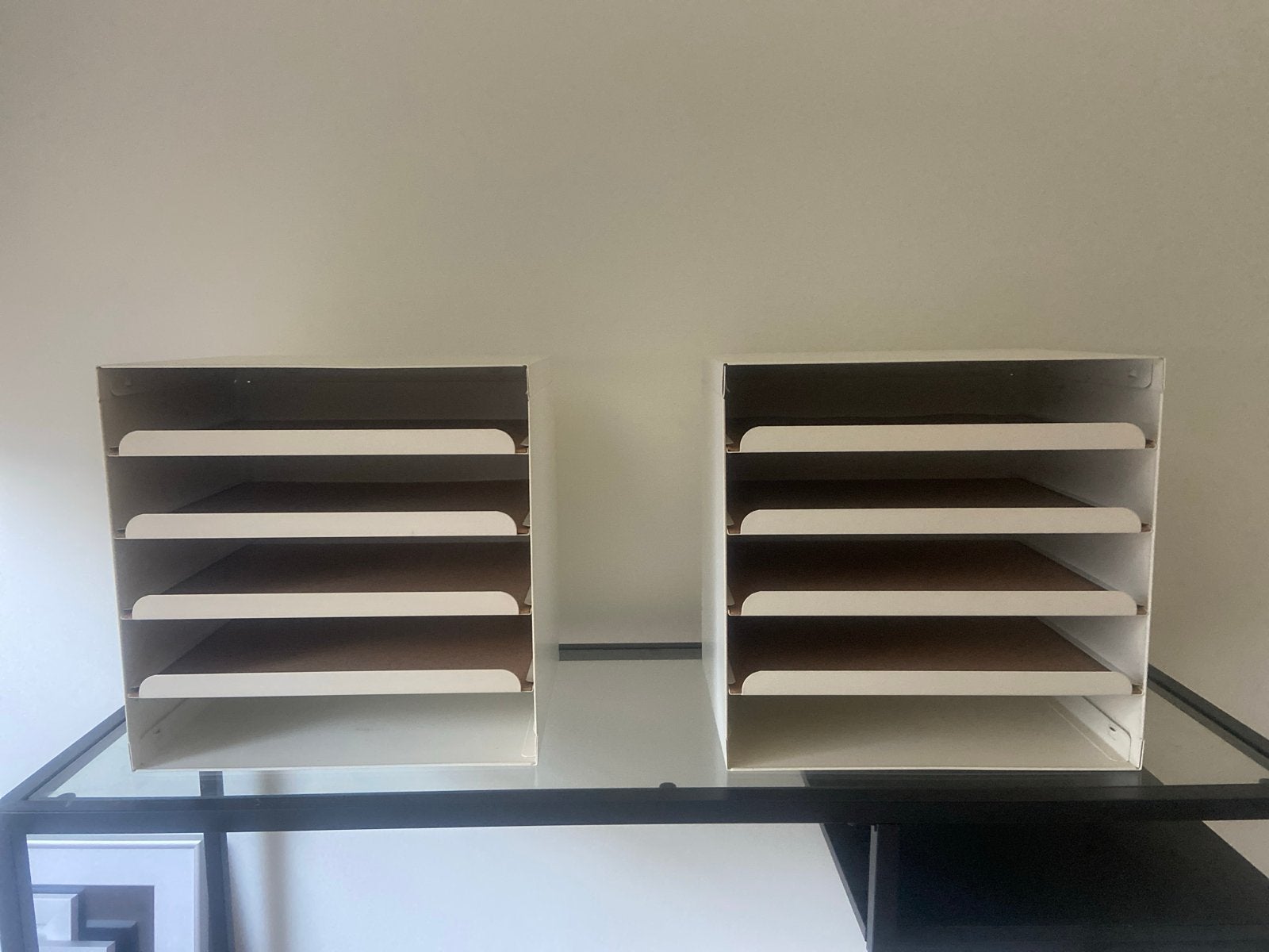 2x stevige metalen organizers Ikea, Ophalen, Zo goed als nieuw