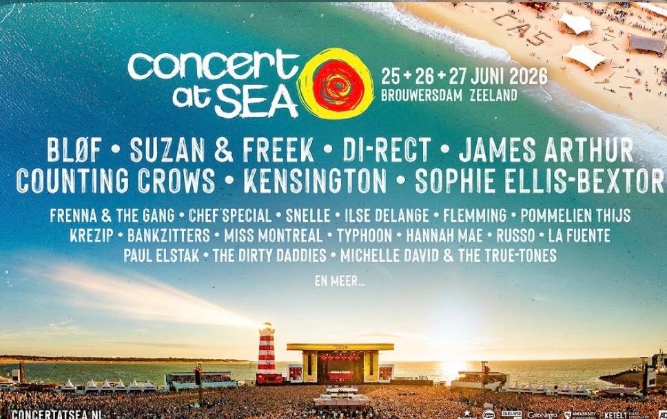 Consert at Sea ticket 26/06, Tickets en Kaartjes, Eén persoon, Juni