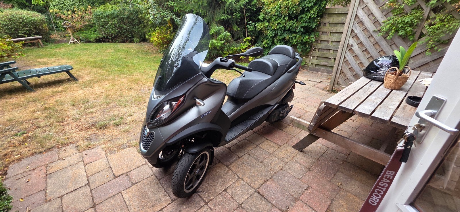 Piaggio MP3 500 lt Sport - Grijs - 2018 - Slechts 18300km, Ophalen, Gebruikt, Overige modellen, Maximaal 45 km/u
