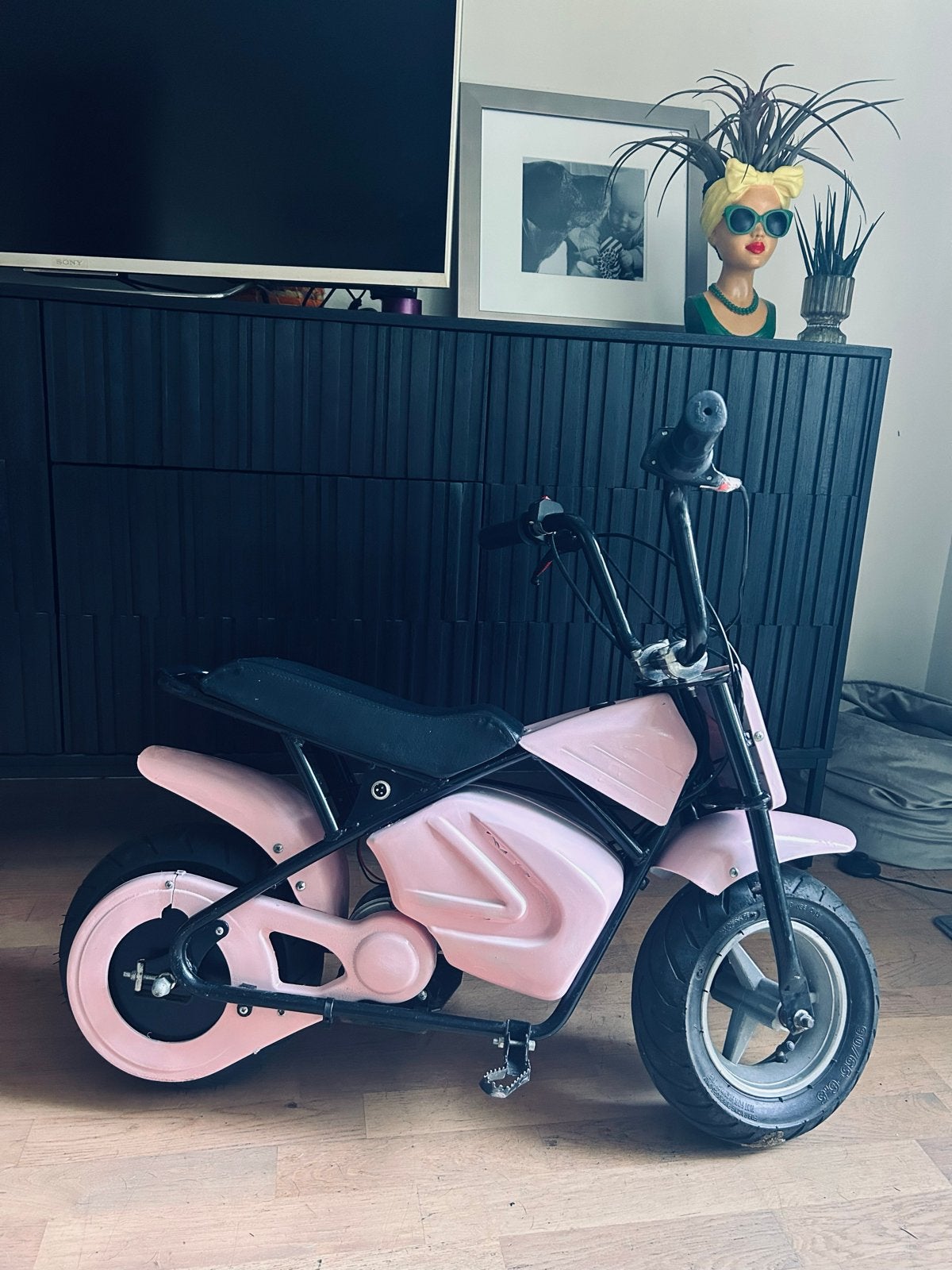 Roze Mini Dirtbike - Elektrisch Kinder Crossmotor, Ophalen of Verzenden, Gebruikt, Schijfrem, Dirtbike