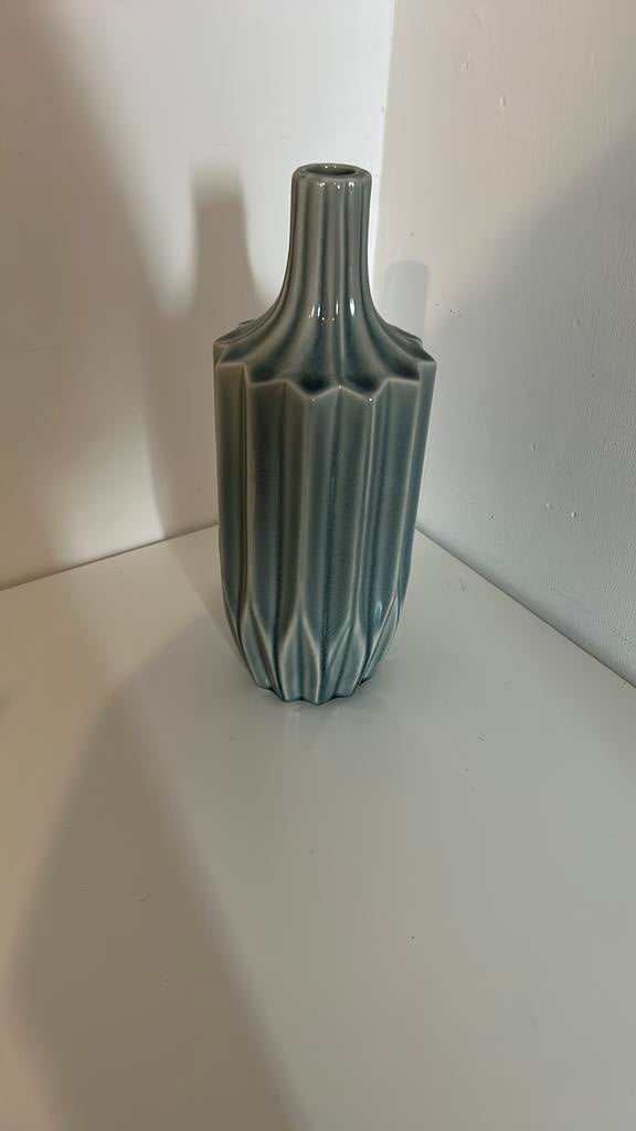 Leen Bakker vaas, Huis en Inrichting, Woonaccessoires | Vazen, Overige kleuren, Ophalen of Verzenden, Minder dan 50 cm, Glas