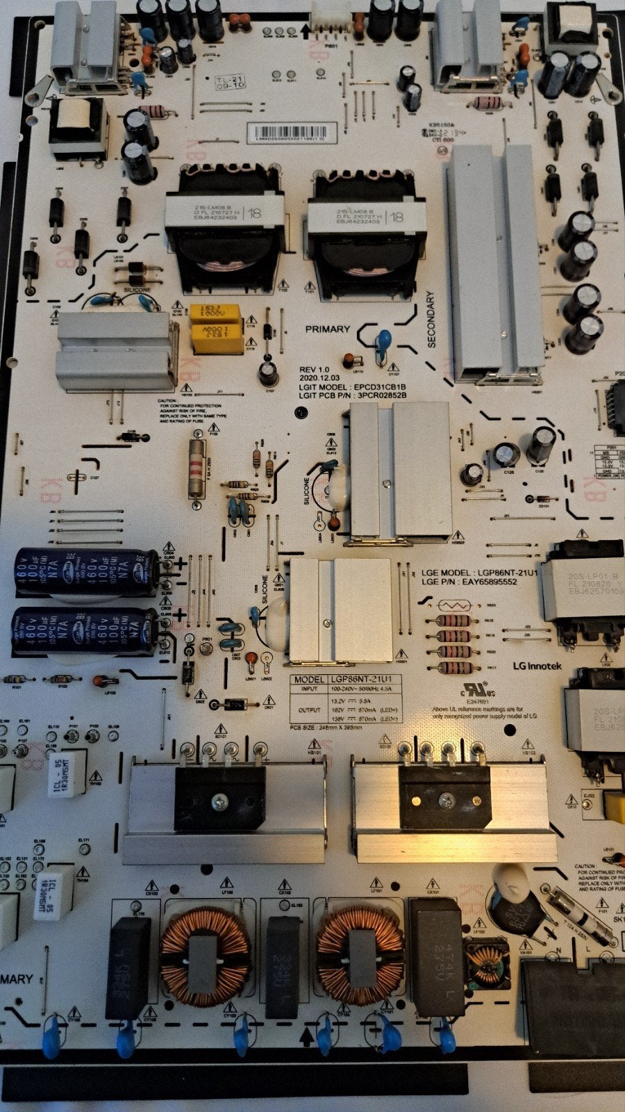 een totaal printenpakket lg tv 86 inch, Ophalen