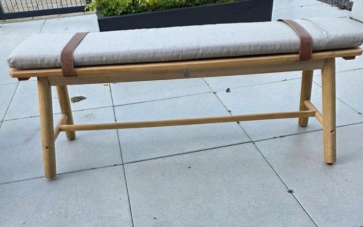 bijzet bankje 120 cm, Huis en Inrichting, Ophalen of Verzenden, Tweepersoons, Minder dan 150 cm