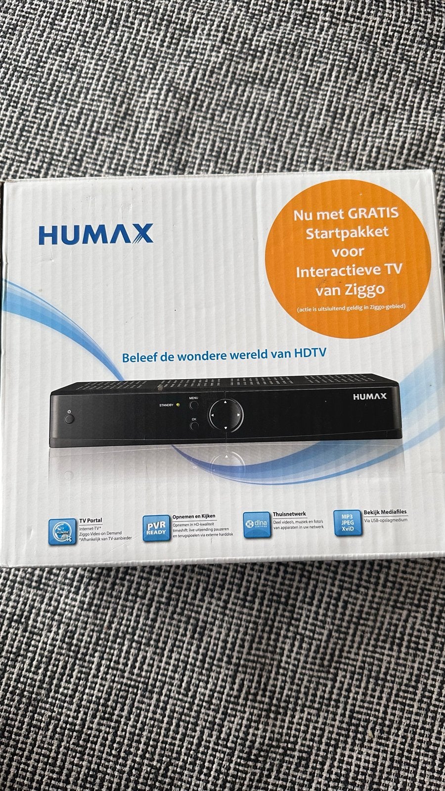 Humax HD Decoder voor Interactieve TV van Ziggo, Ophalen of Verzenden, Zo goed als nieuw, Decoder