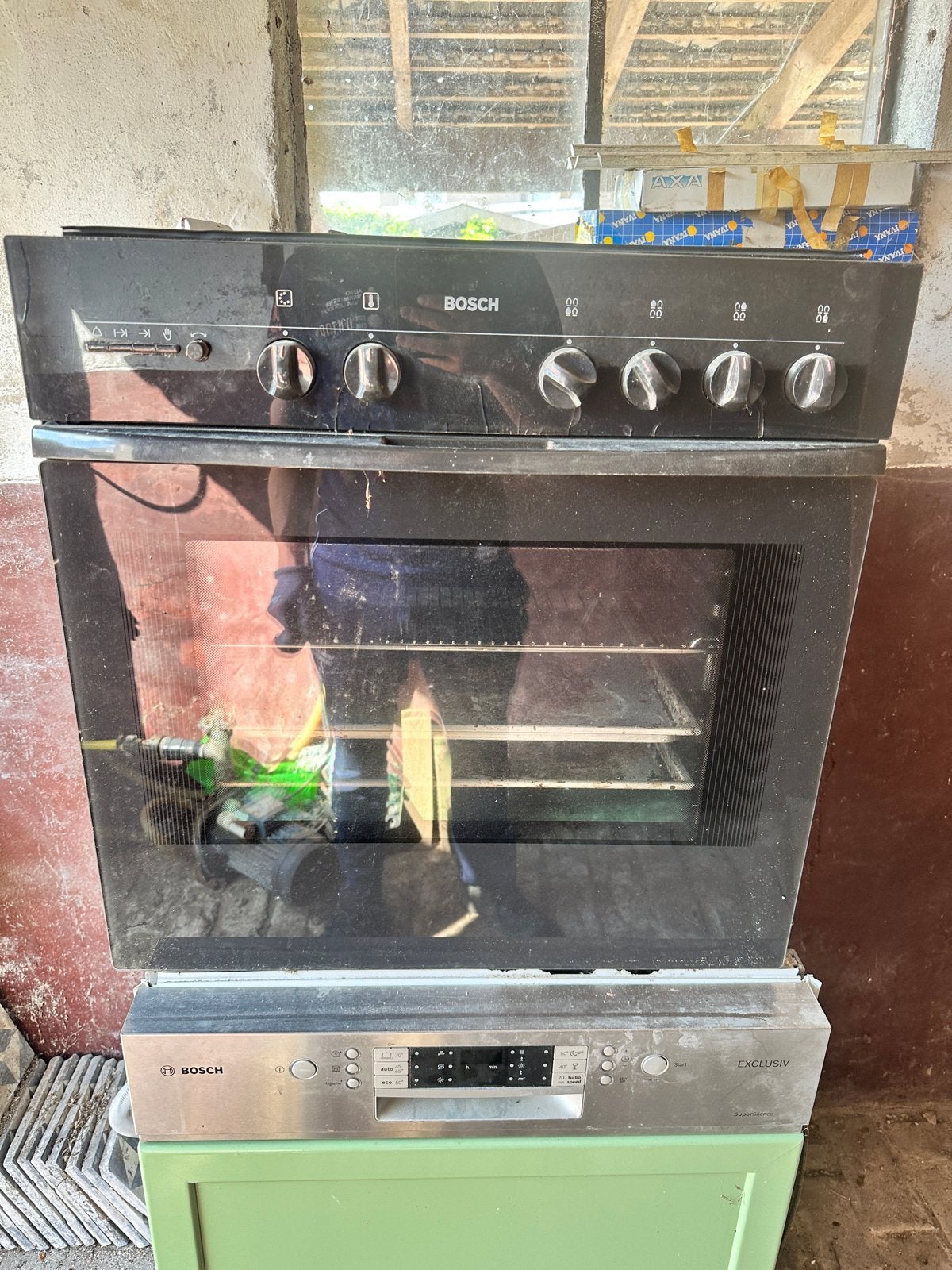 Bosch Oven met Kookplaat - Gebruikt, Witgoed en Apparatuur, Ovens, Ophalen, Gebruikt, Bosch, Oven met grill
