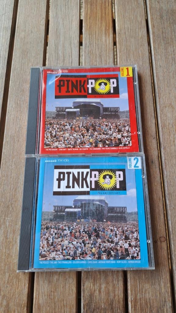 Pinkpop volume 1 en 2., Cd's en Dvd's, Ophalen of Verzenden, Zo goed als nieuw, Levenslied of Smartlap